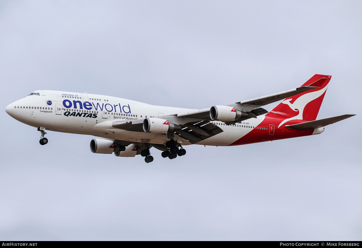 Aircraft Photo of VH-OEF | Boeing 747-438/ER | Qantas | AirHistory.net #141241