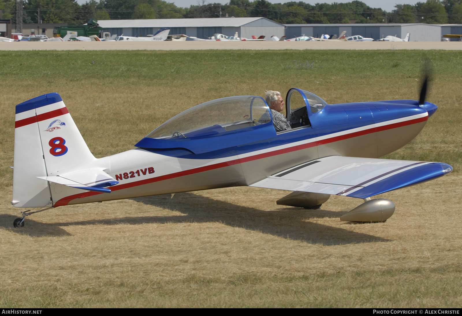Aircraft Photo of N821VB | Van's RV-8 | AirHistory.net #141246
