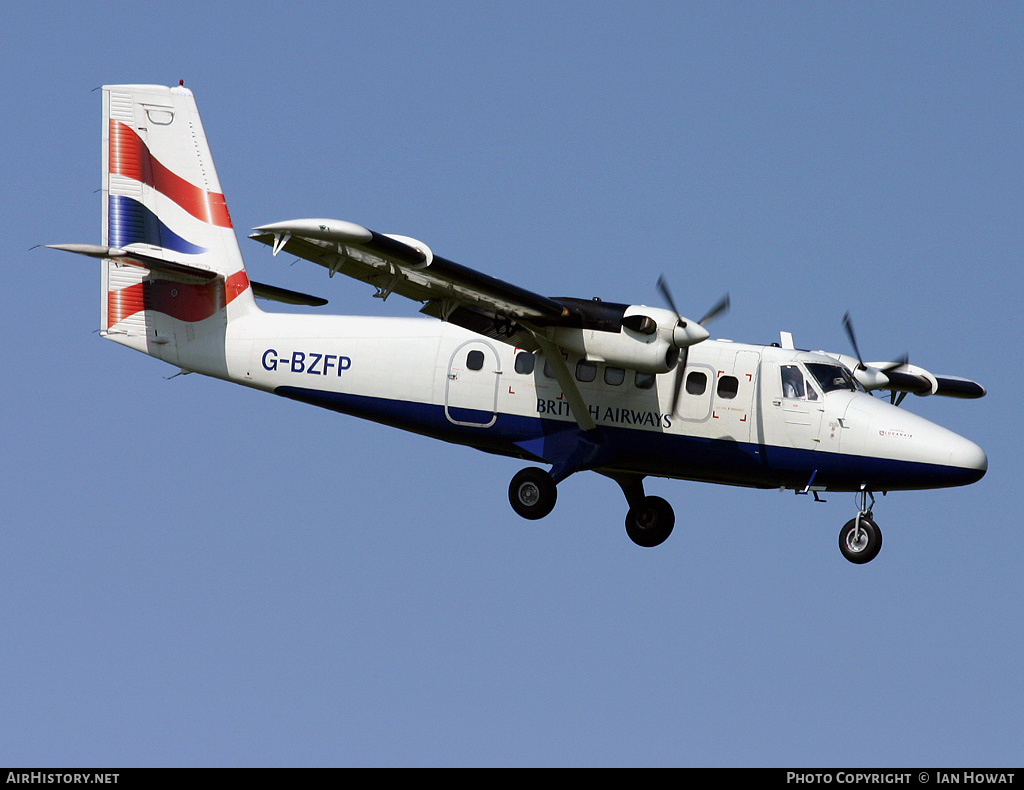 Aircraft Photo of G-BZFP | De Havilland Canada DHC-6-300 Twin Otter | British Airways | AirHistory.net #141292