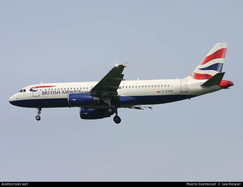 Aircraft Photo of G-EUUE | Airbus A320-232 | British Airways | AirHistory.net #141295
