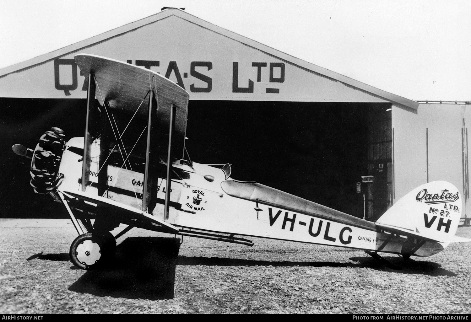 Aircraft Photo of VH-ULG | de Havilland D.H. 50J | Queensland and Northern Territory Aerial Services | AirHistory.net #141319