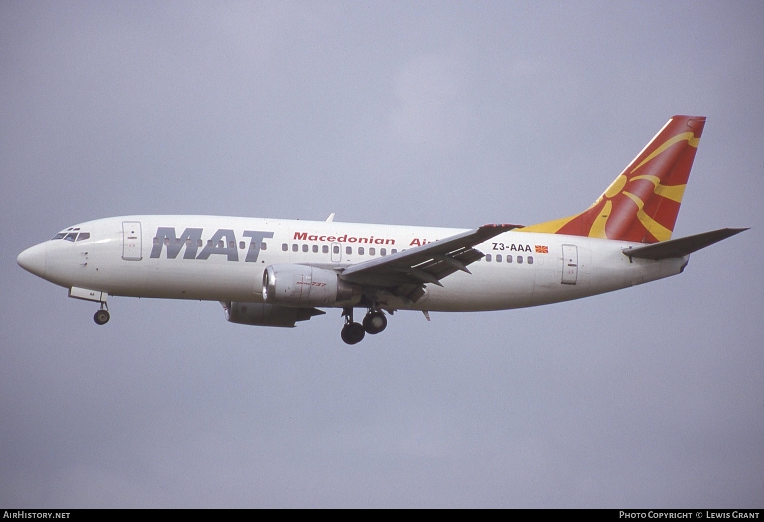 Aircraft Photo of Z3-AAA | Boeing 737-3H9 | MAT - Macedonian Airlines | AirHistory.net #141360