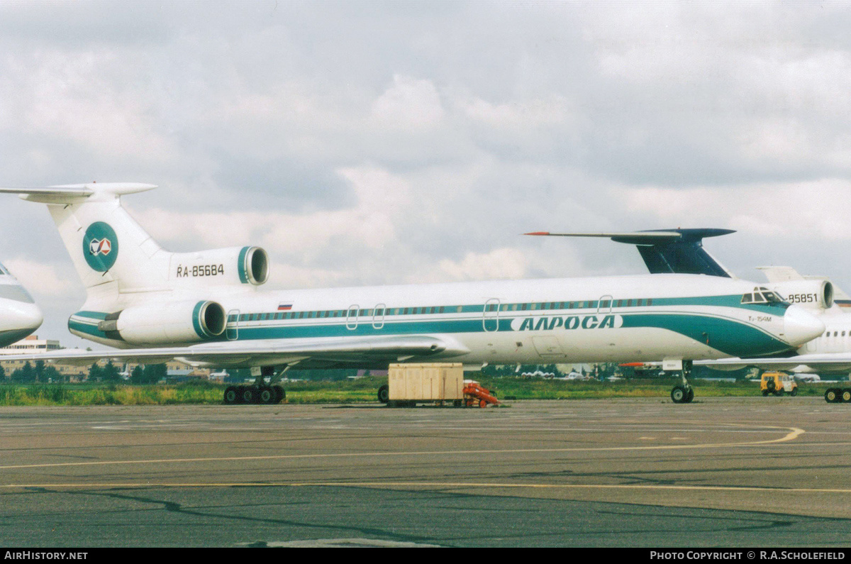 Aircraft Photo of RA-85684 | Tupolev Tu-154M | Alrosa Air Enterprise | AirHistory.net #141382