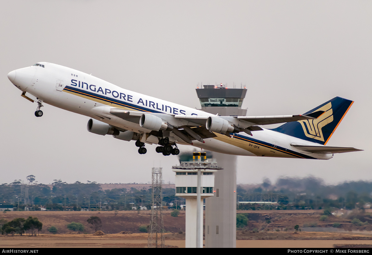 Aircraft Photo of 9V-SFK | Boeing 747-412F/SCD | Singapore Airlines Cargo | AirHistory.net #141394