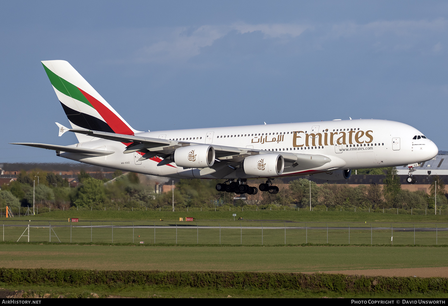 Aircraft Photo of A6-EDZ | Airbus A380-861 | Emirates | AirHistory.net #141418