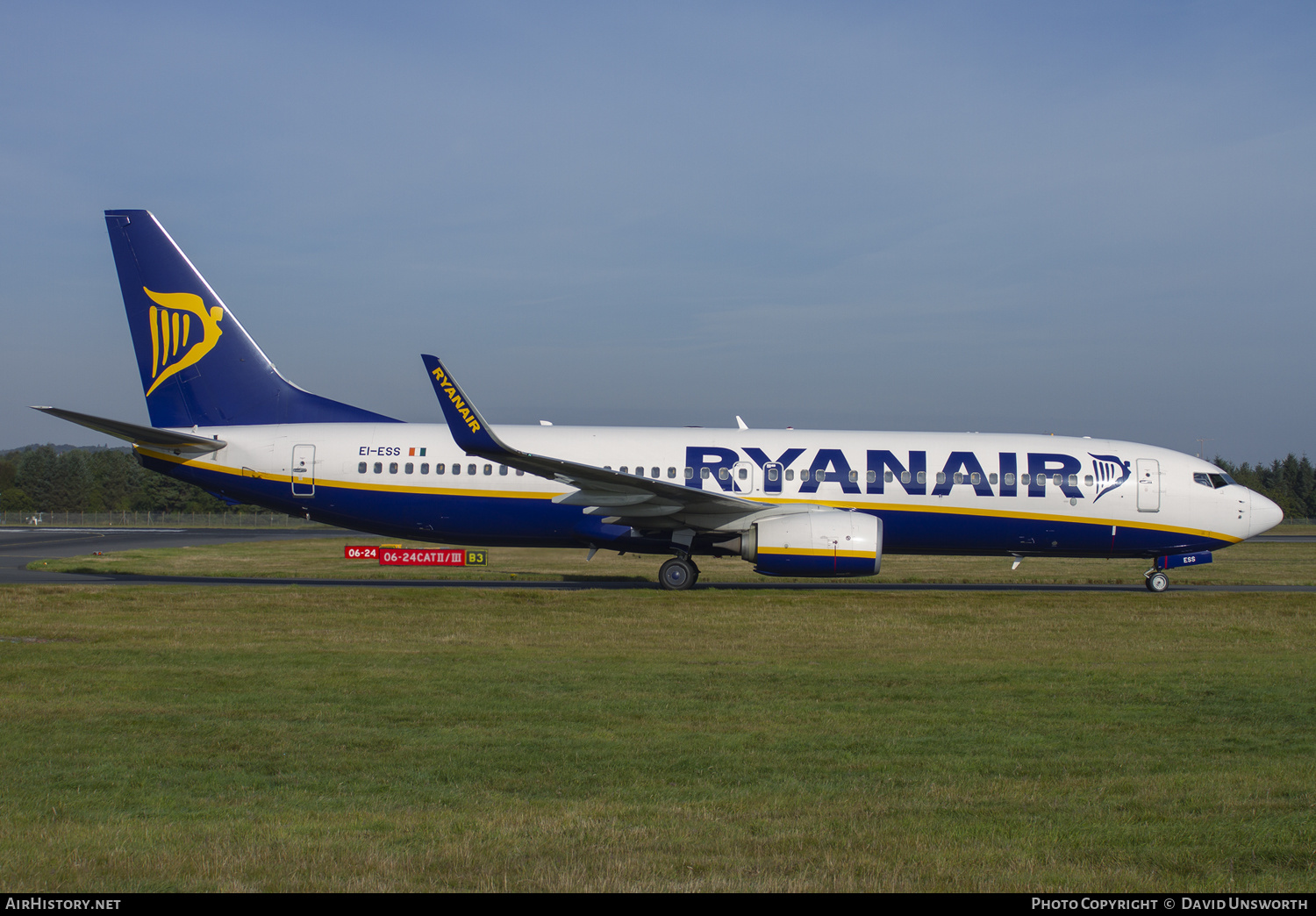 Aircraft Photo of EI-ESS | Boeing 737-8AS | Ryanair | AirHistory.net #141423