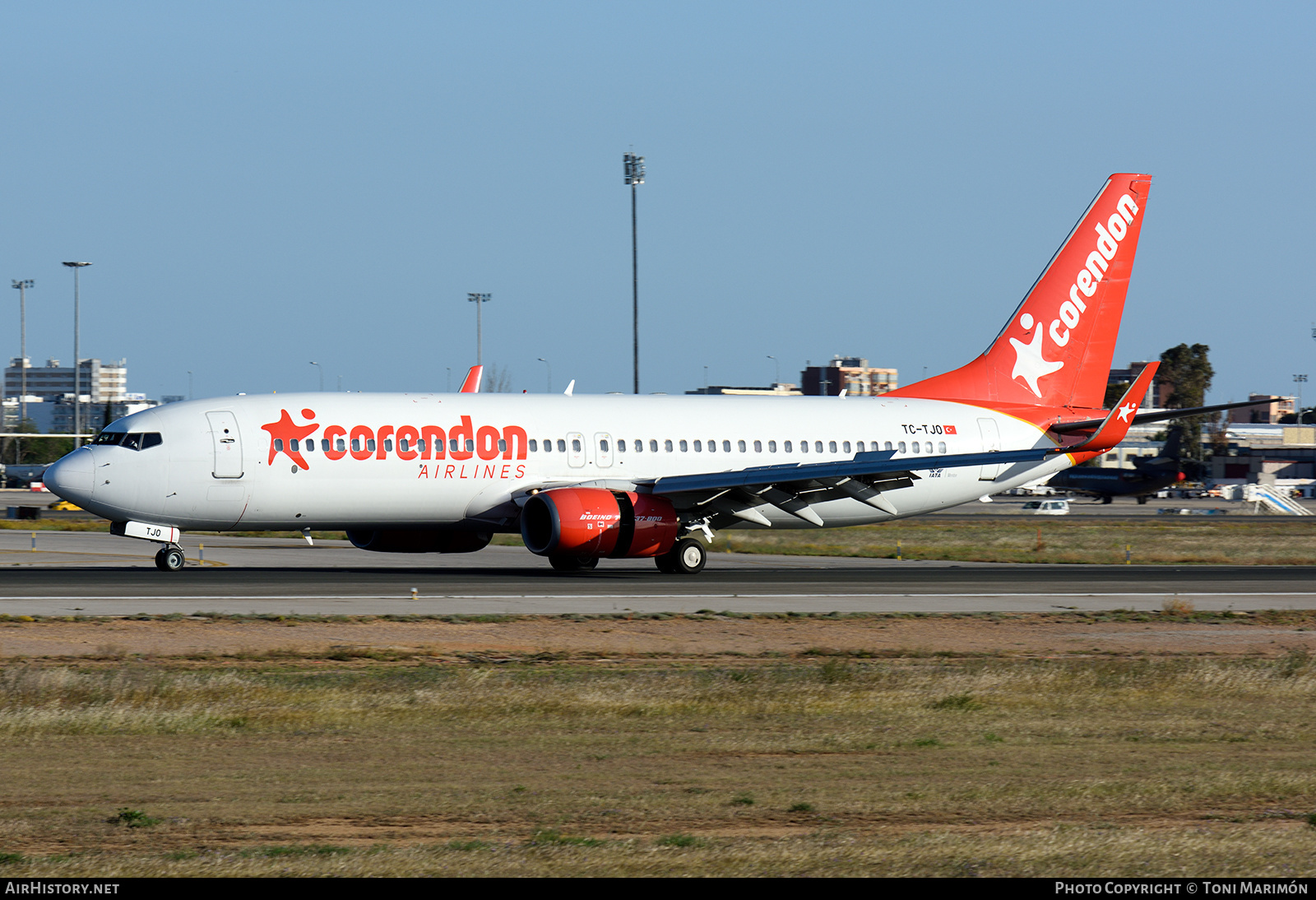 Aircraft Photo of TC-TJO | Boeing 737-86N | Corendon Airlines | AirHistory.net #141424