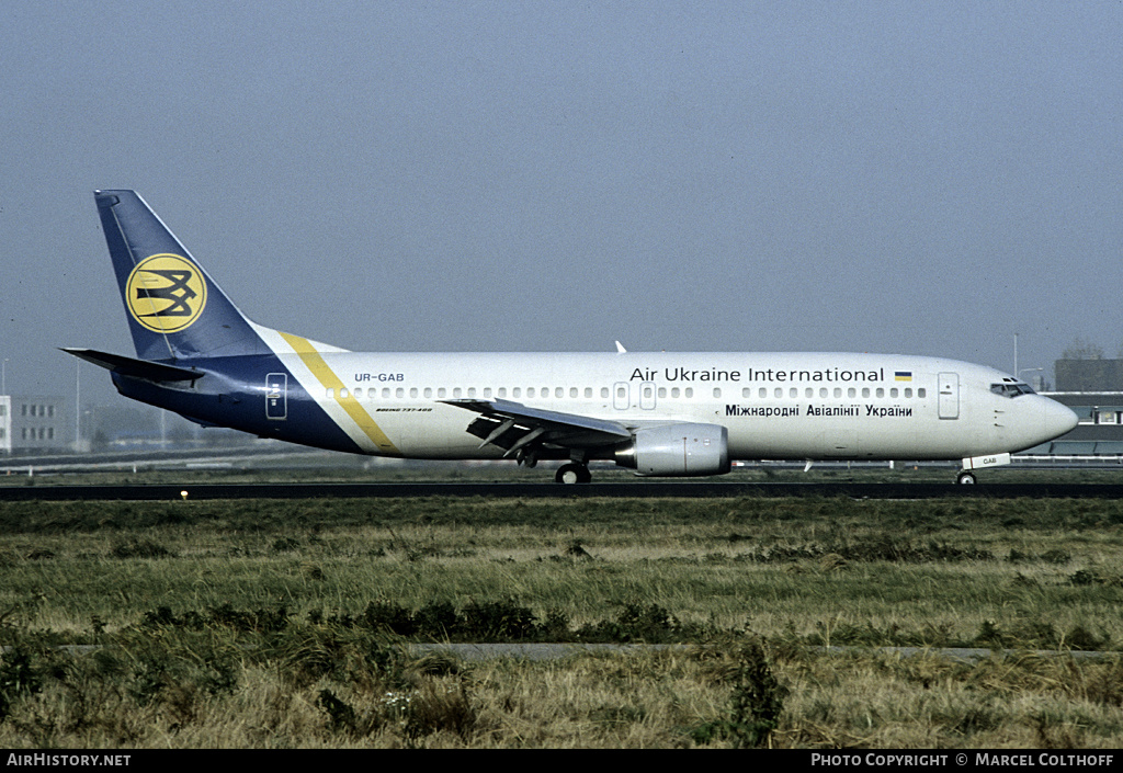 Aircraft Photo of UR-GAB | Boeing 737-4Y0 | Ukraine International Airlines | AirHistory.net #141451