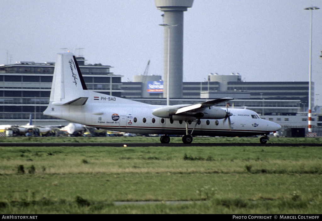 Aircraft Photo of PH-SAD | Fokker F27-200 Friendship | F-27 Friendship Association | AirHistory.net #141457