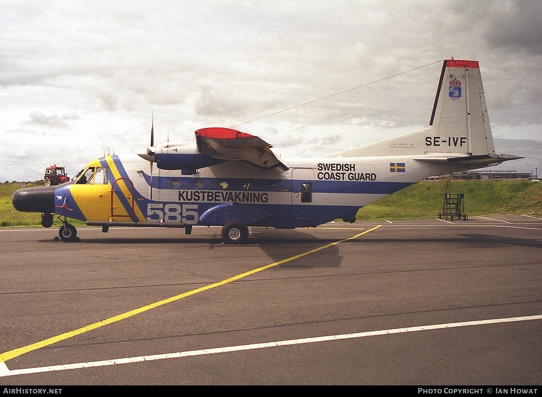 Aircraft Photo of SE-IVF | CASA C-212-200 Aviocar | Kustbevakning - Swedish Coastguard | AirHistory.net #141470
