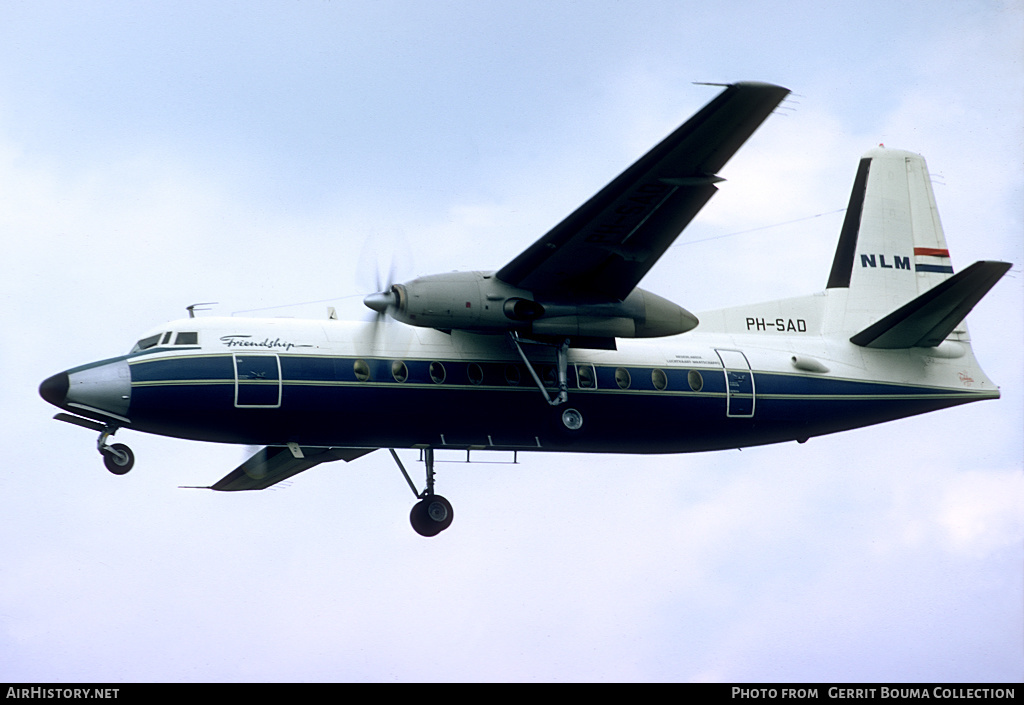 Aircraft Photo of PH-SAD | Fokker F27-200 Friendship | NLM - Nederlandse Luchtvaart Maatschappij | AirHistory.net #141476