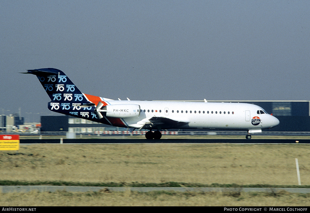 Aircraft Photo of PH-MKC | Fokker 70 (F28-0070) | Fokker | AirHistory.net #141489