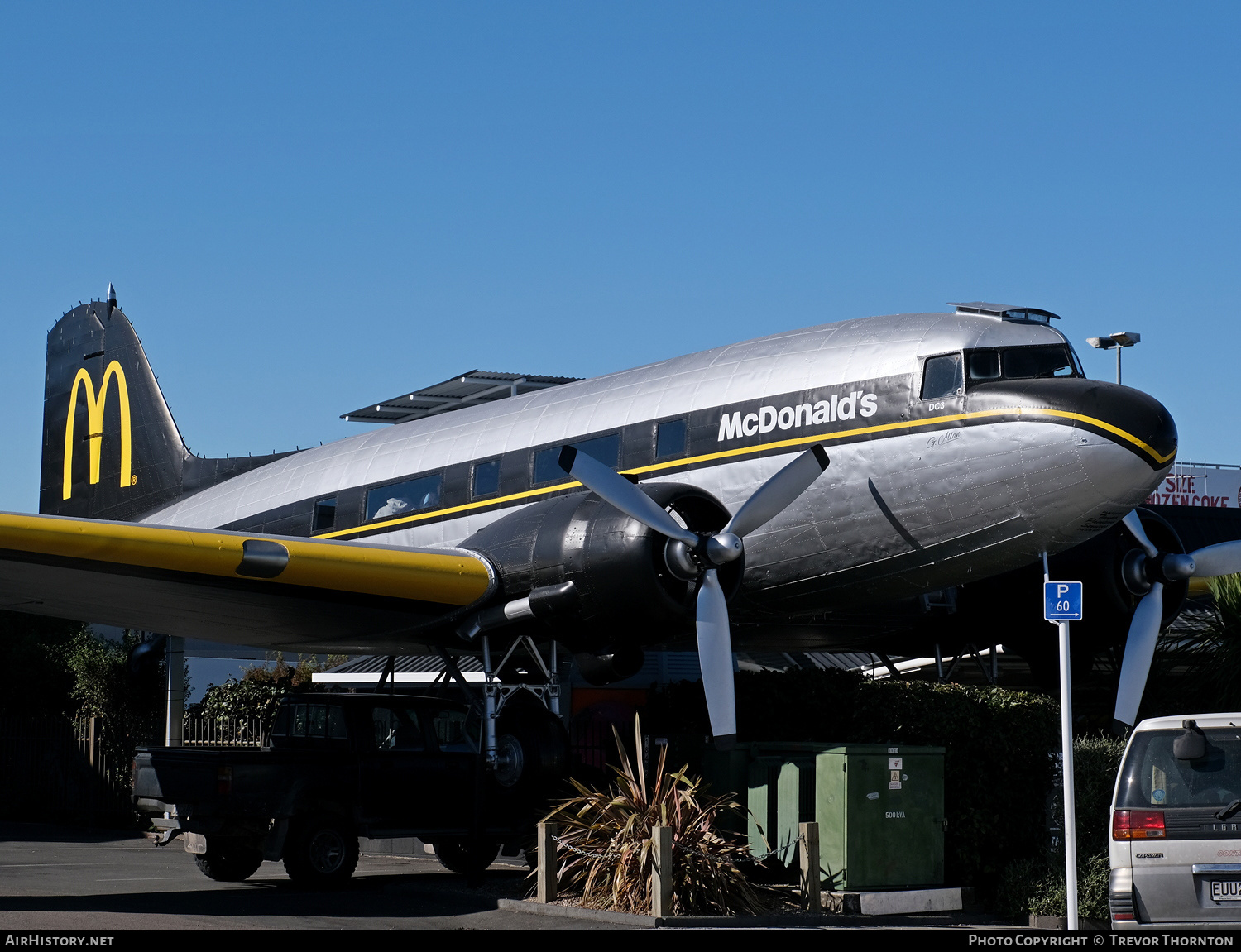 Aircraft Photo of ZK-CAW | Douglas DC-3(C) | McDonald's | AirHistory.net #141558