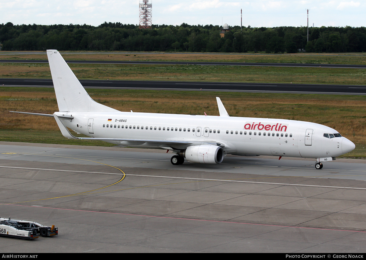 Aircraft Photo of D-ABAG | Boeing 737-86J | Air Berlin | AirHistory.net #141561