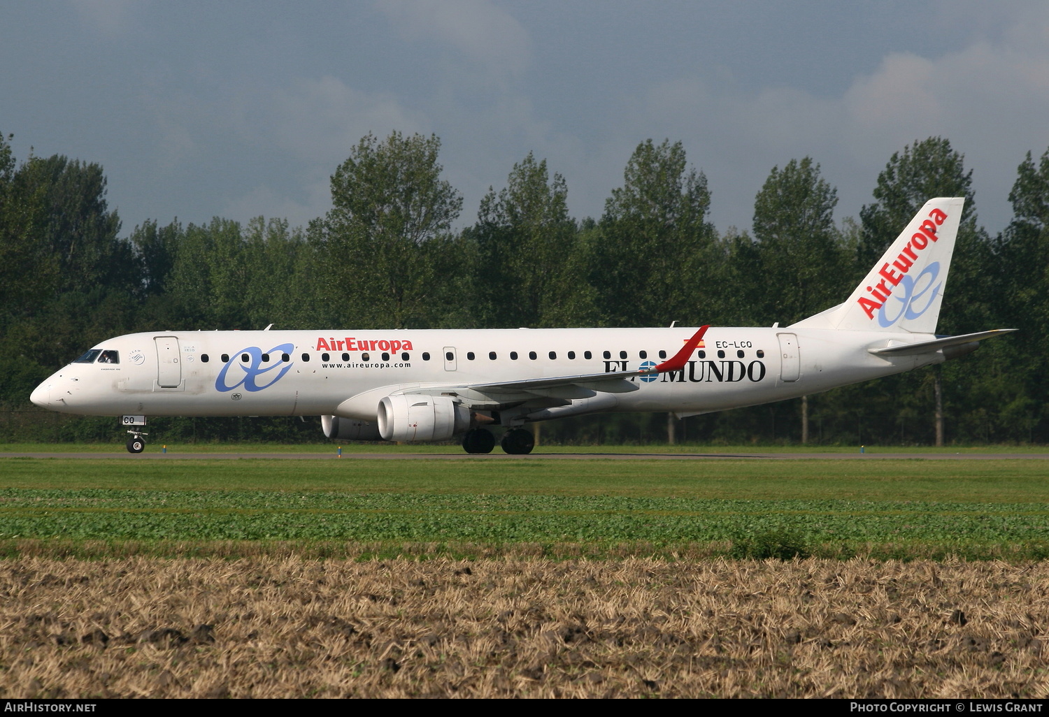 Aircraft Photo of EC-LCQ | Embraer 195LR (ERJ-190-200LR) | Air Europa Express | AirHistory.net #141608