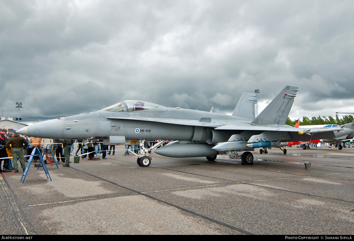 Aircraft Photo of HN-419 | McDonnell Douglas F/A-18C Hornet | Finland - Air Force | AirHistory.net #141612