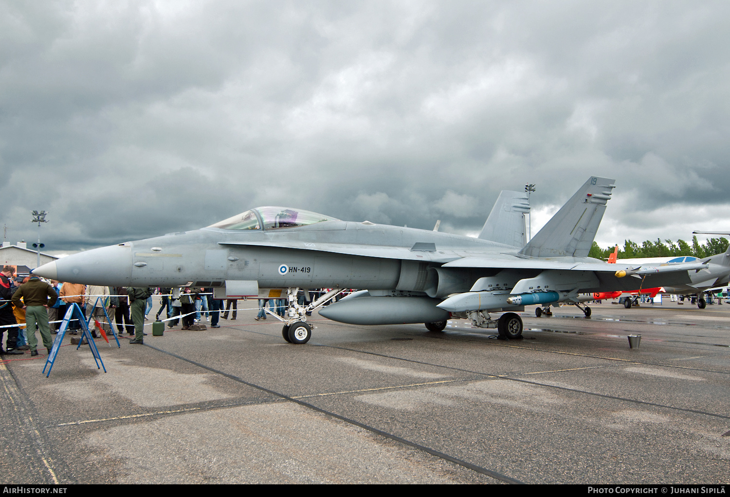 Aircraft Photo of HN-419 | McDonnell Douglas F-18C Hornet | Finland - Air Force | AirHistory.net #141612