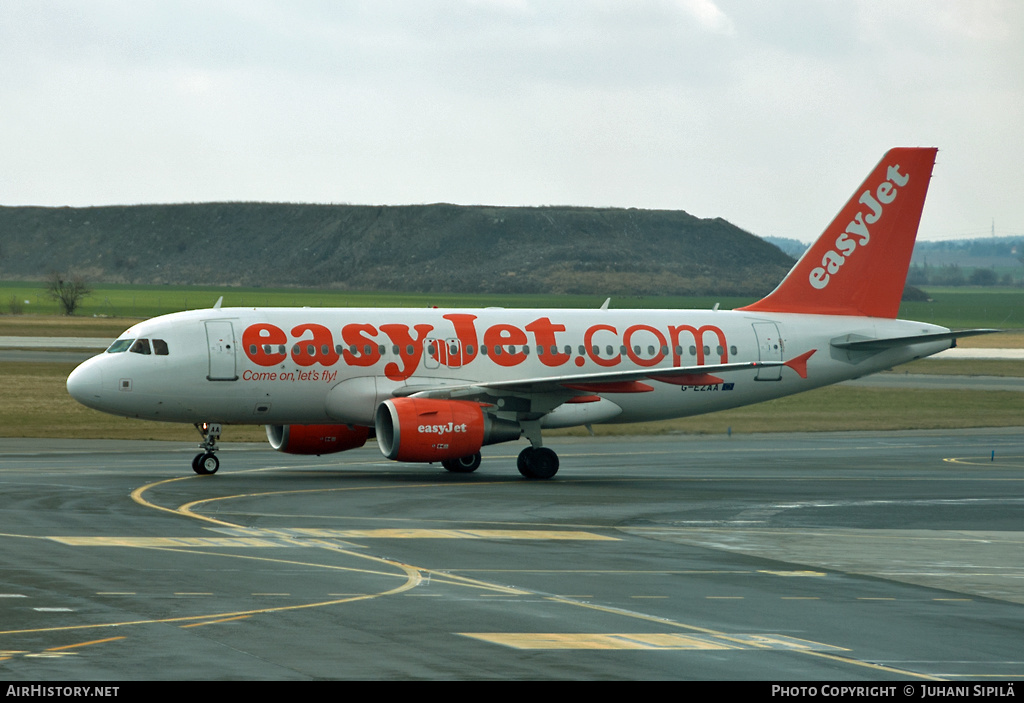 Aircraft Photo of G-EZAA | Airbus A319-111 | EasyJet | AirHistory.net #141618