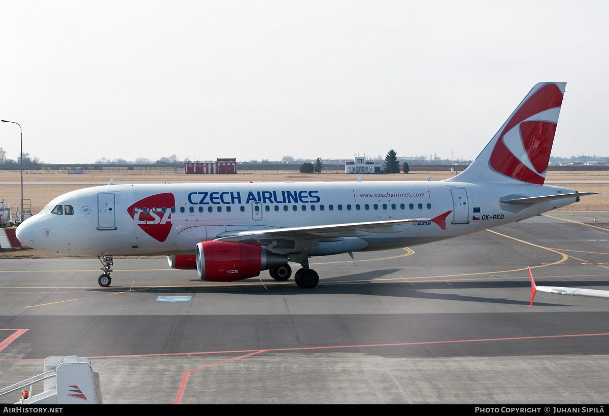 Aircraft Photo of OK-REQ | Airbus A319-112 | ČSA - Czech Airlines | AirHistory.net #141621
