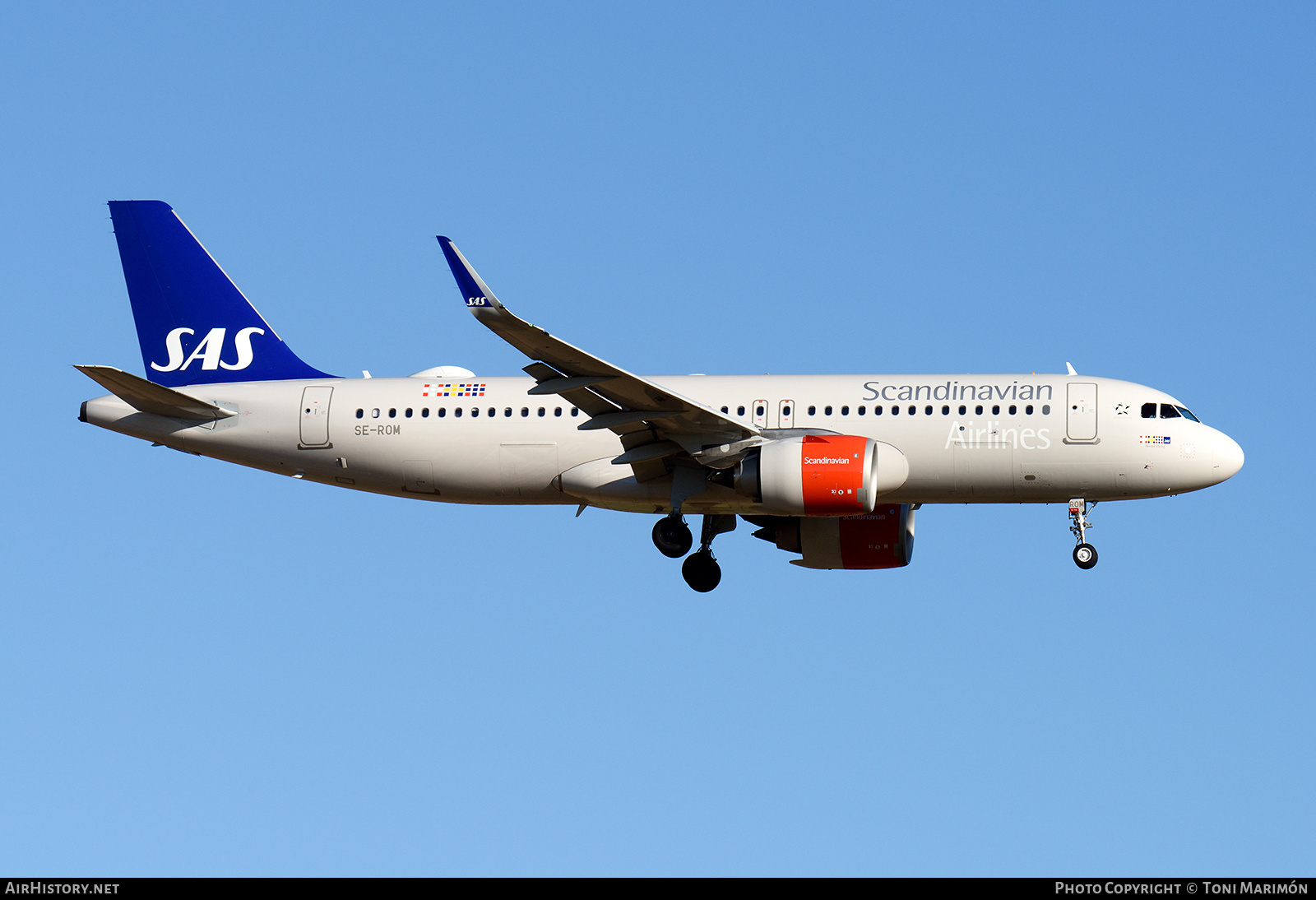 Aircraft Photo of SE-ROM | Airbus A320-251N | Scandinavian Airlines - SAS | AirHistory.net #141643