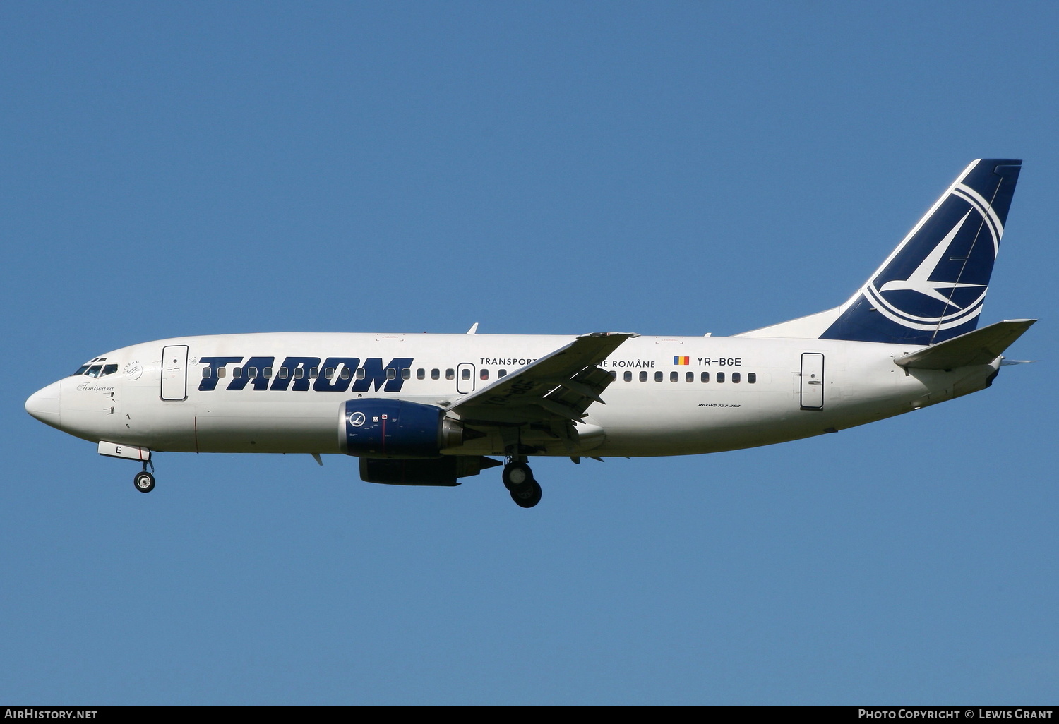 Aircraft Photo of YR-BGE | Boeing 737-38J | TAROM - Transporturile Aeriene Române | AirHistory.net #141672