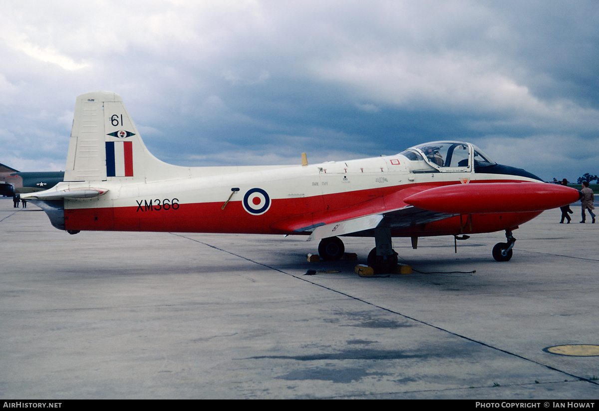 Aircraft Photo of XM366 | Hunting P.84 Jet Provost T3A | UK - Air Force | AirHistory.net #141676