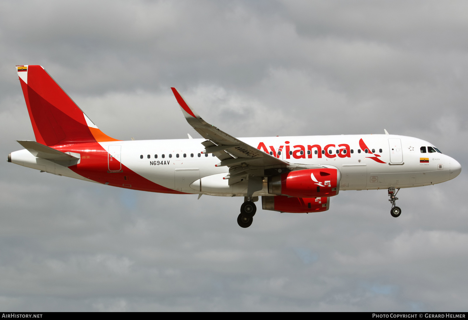 Aircraft Photo of N694AV | Airbus A319-132 | Avianca | AirHistory.net #141682