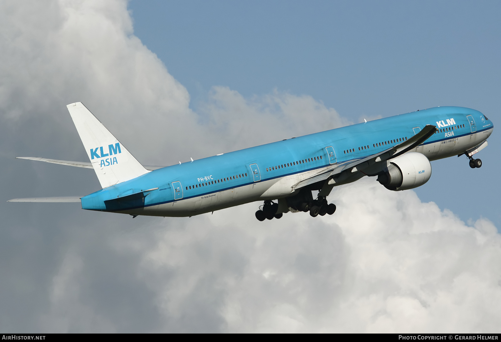 Aircraft Photo of PH-BVC | Boeing 777-306/ER | KLM Asia | AirHistory.net #141689