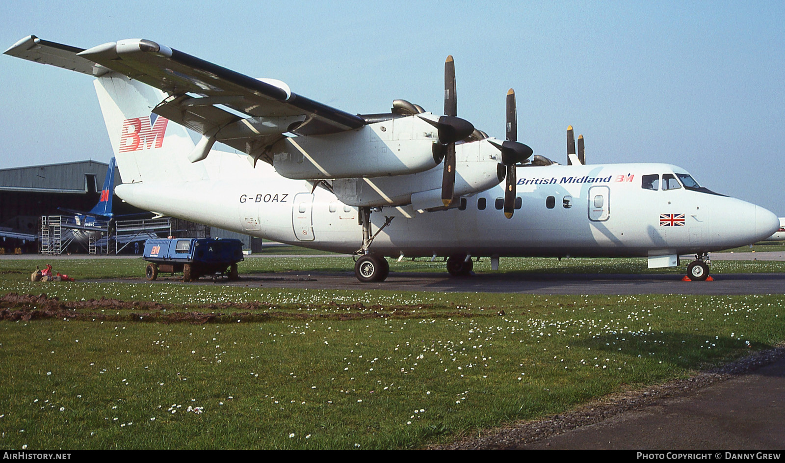 Aircraft Photo of G-BOAZ | De Havilland Canada DHC-7-102 Dash 7 | British Midland Commuter | AirHistory.net #141716