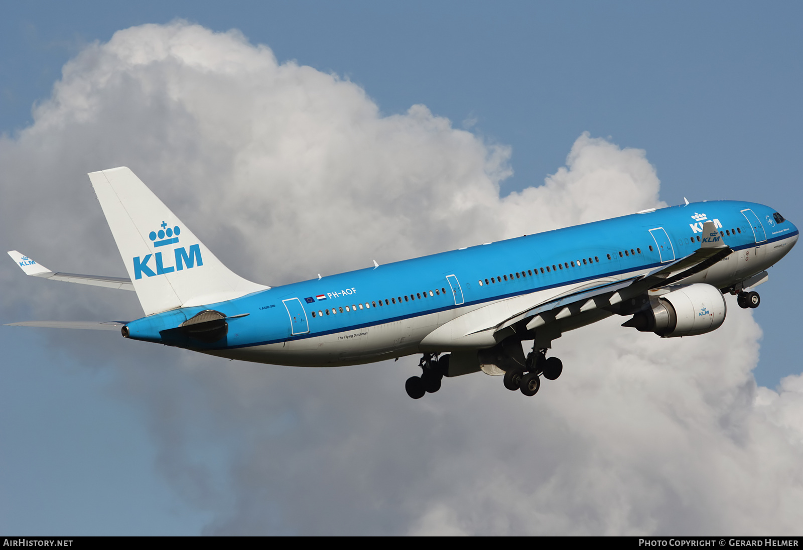 Aircraft Photo of PH-AOF | Airbus A330-203 | KLM - Royal Dutch Airlines | AirHistory.net #141733