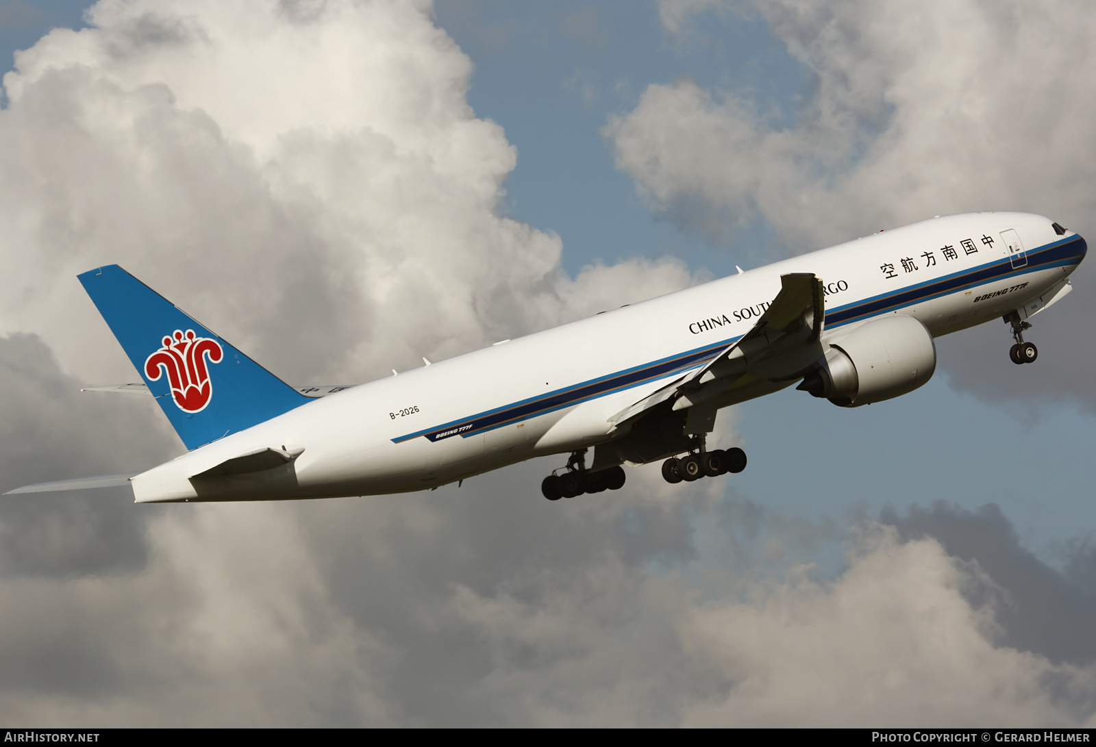 Aircraft Photo of B-2026 | Boeing 777-F1B | China Southern Airlines Cargo | AirHistory.net #141737