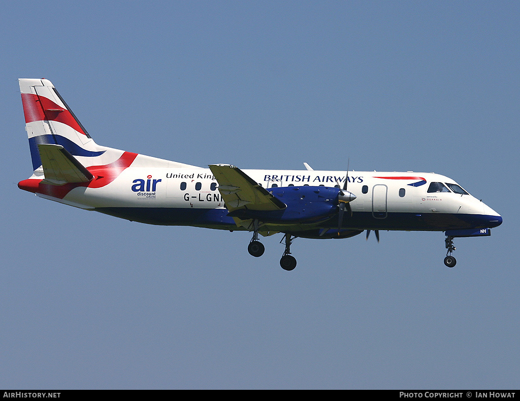 Aircraft Photo of G-LGNH | Saab 340B | British Airways | AirHistory.net #141873