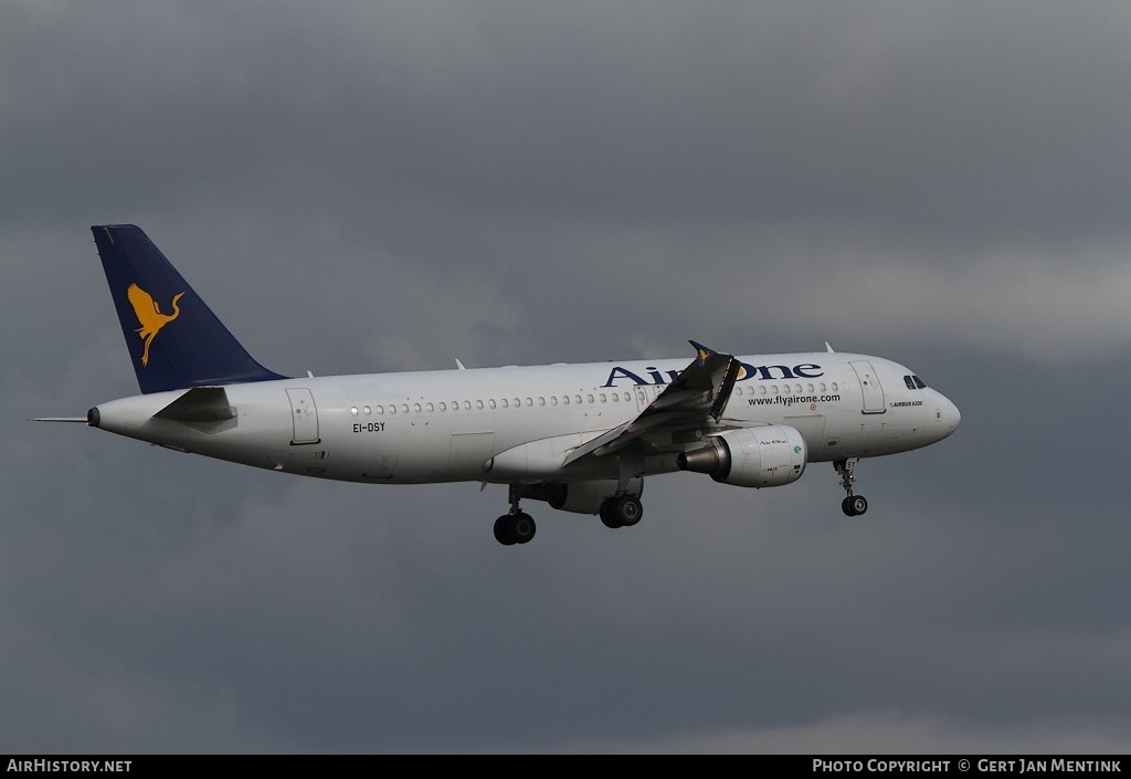 Aircraft Photo of EI-DSY | Airbus A320-216 | Air One | AirHistory.net #141882