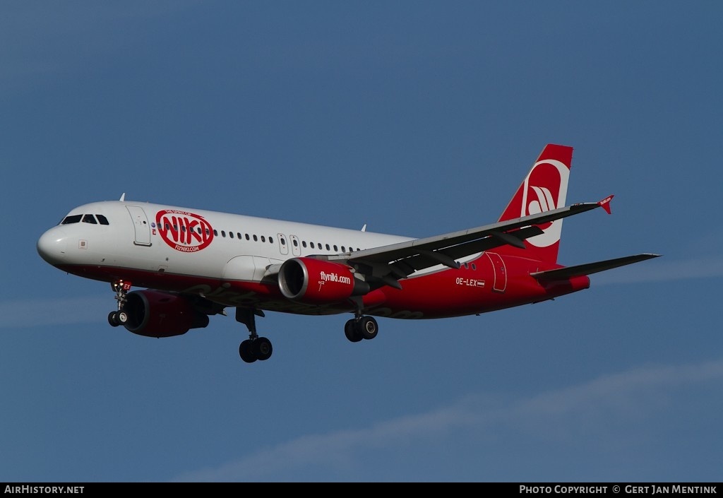 Aircraft Photo of OE-LEX | Airbus A320-214 | Niki | AirHistory.net #141887