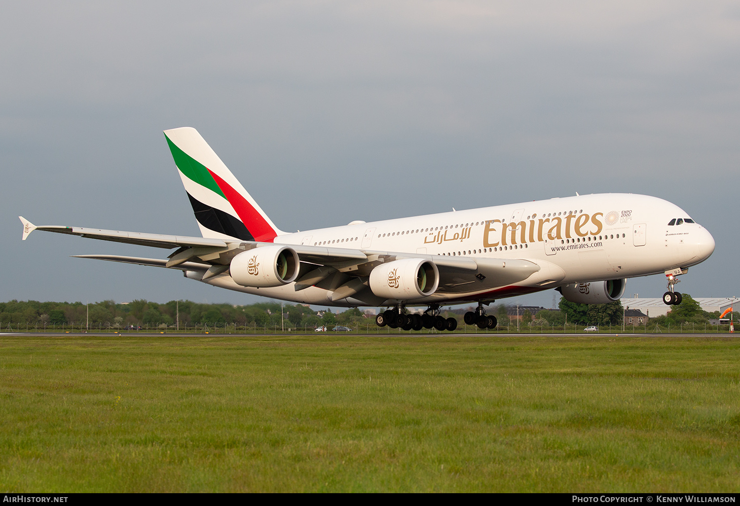 Aircraft Photo of A6-EUJ | Airbus A380-861 | Emirates | AirHistory.net #141893