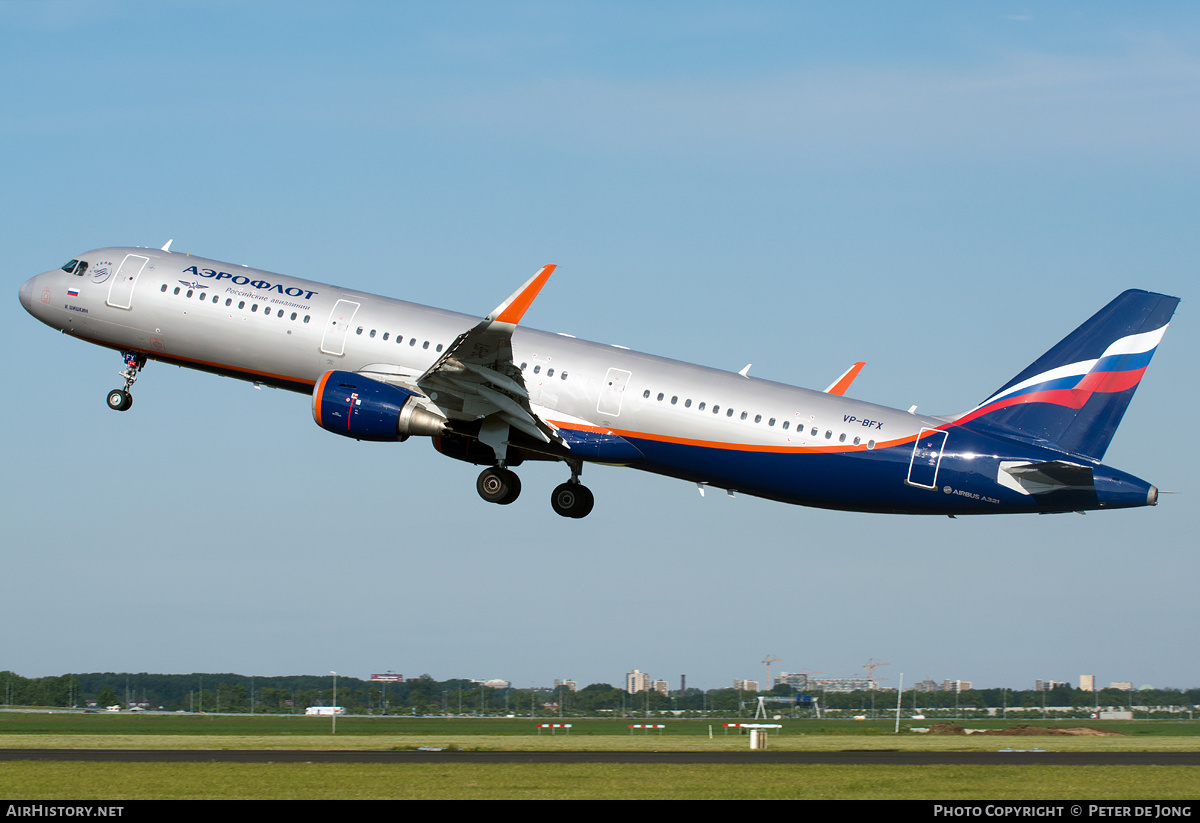 Aircraft Photo of VP-BFX | Airbus A321-211 | Aeroflot - Russian Airlines | AirHistory.net #141924