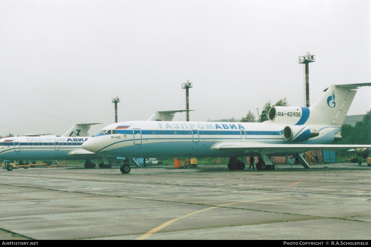 Aircraft Photo of RA-42436 | Yakovlev Yak-42D | Gazpromavia | AirHistory.net #141970