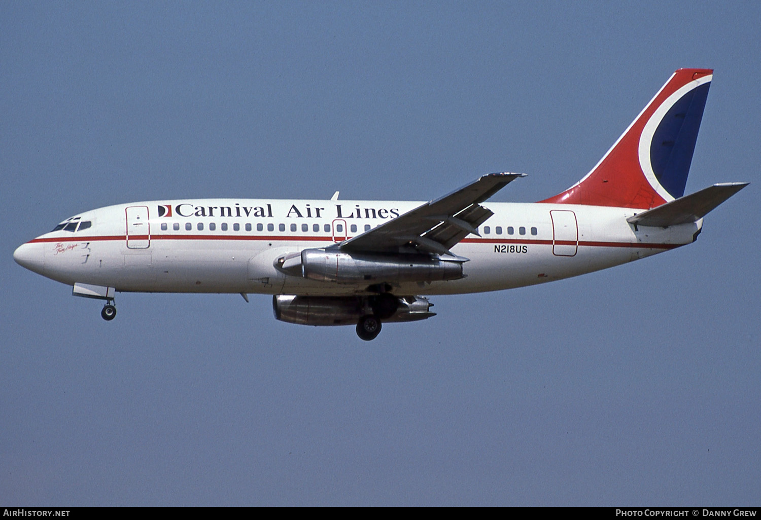 Aircraft Photo of N218US | Boeing 737-201 | Carnival Air Lines | AirHistory.net #141992