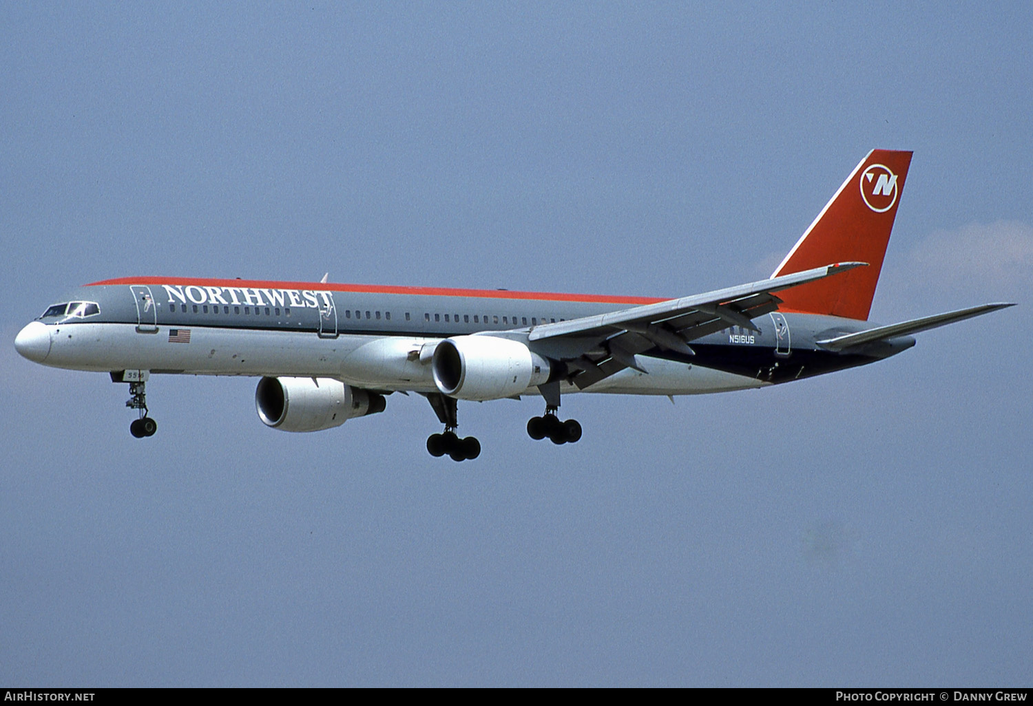 Aircraft Photo of N516US | Boeing 757-251 | Northwest Airlines | AirHistory.net #141994