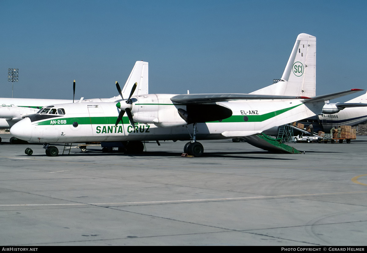 Aircraft Photo of EL-ANZ | Antonov An-26B | Santa Cruz Imperial - SCI | AirHistory.net #142010