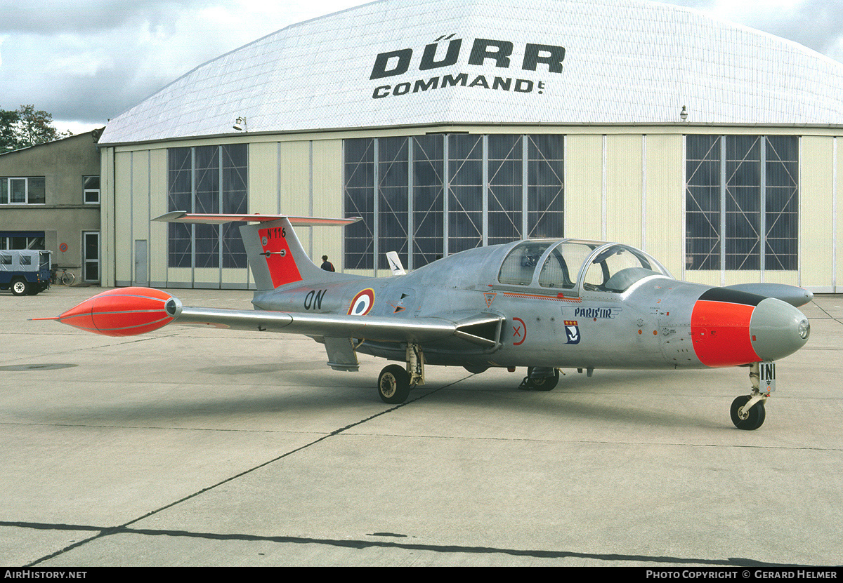 Aircraft Photo of 116 | Morane-Saulnier MS-760B Paris IIR | France - Air Force | AirHistory.net #142029