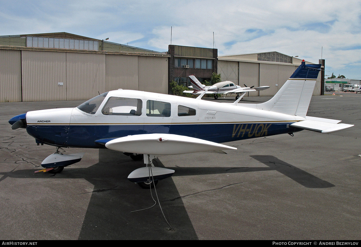 Aircraft Photo of VH-UQK | Piper PA-28-180 Cherokee Archer | AirHistory.net #142038