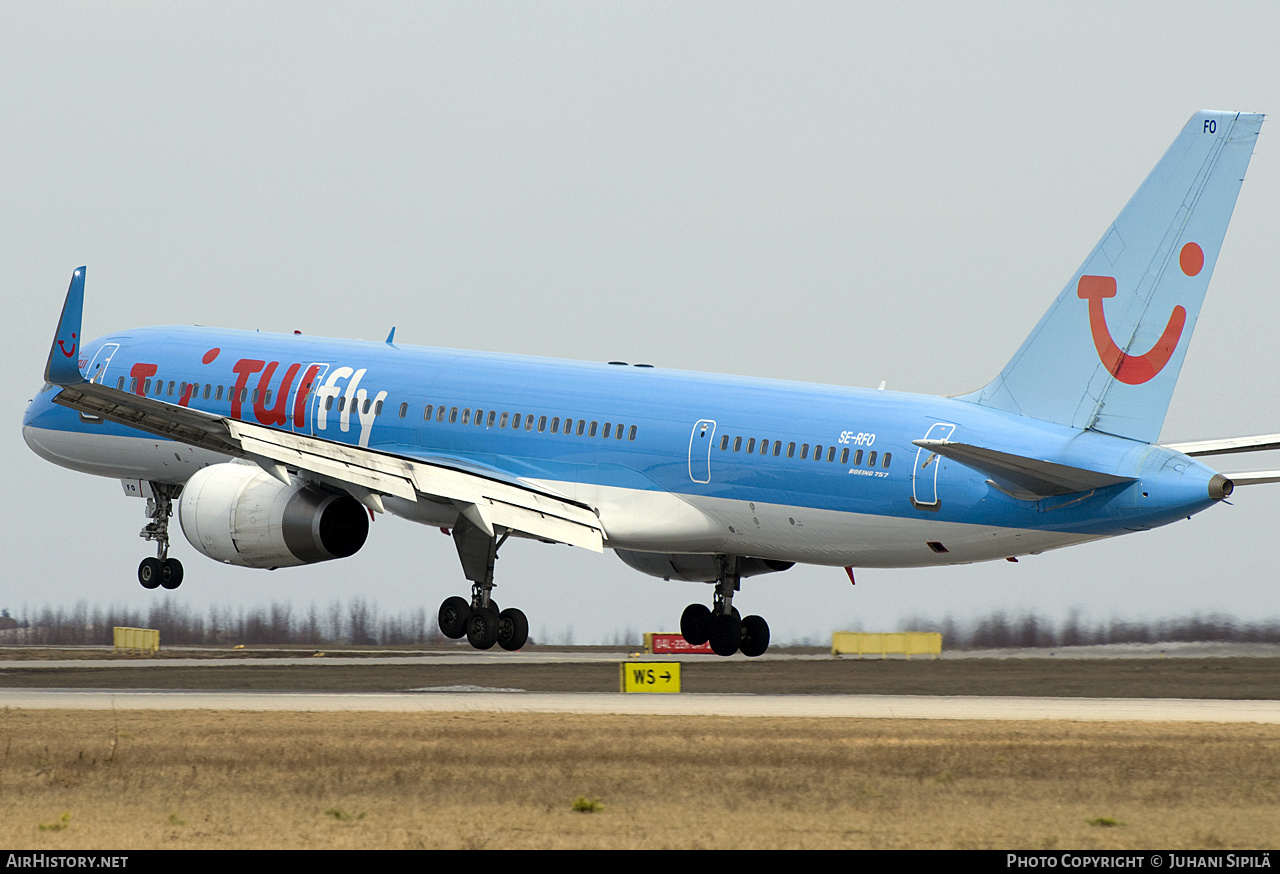 Aircraft Photo of SE-RFO | Boeing 757-204 | TUIfly Nordic | AirHistory.net #142064