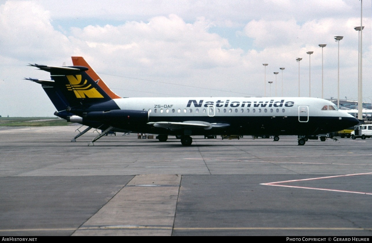 Aircraft Photo of ZS-OAF | BAC 111-408EF One-Eleven | Nationwide Airlines | AirHistory.net #142072