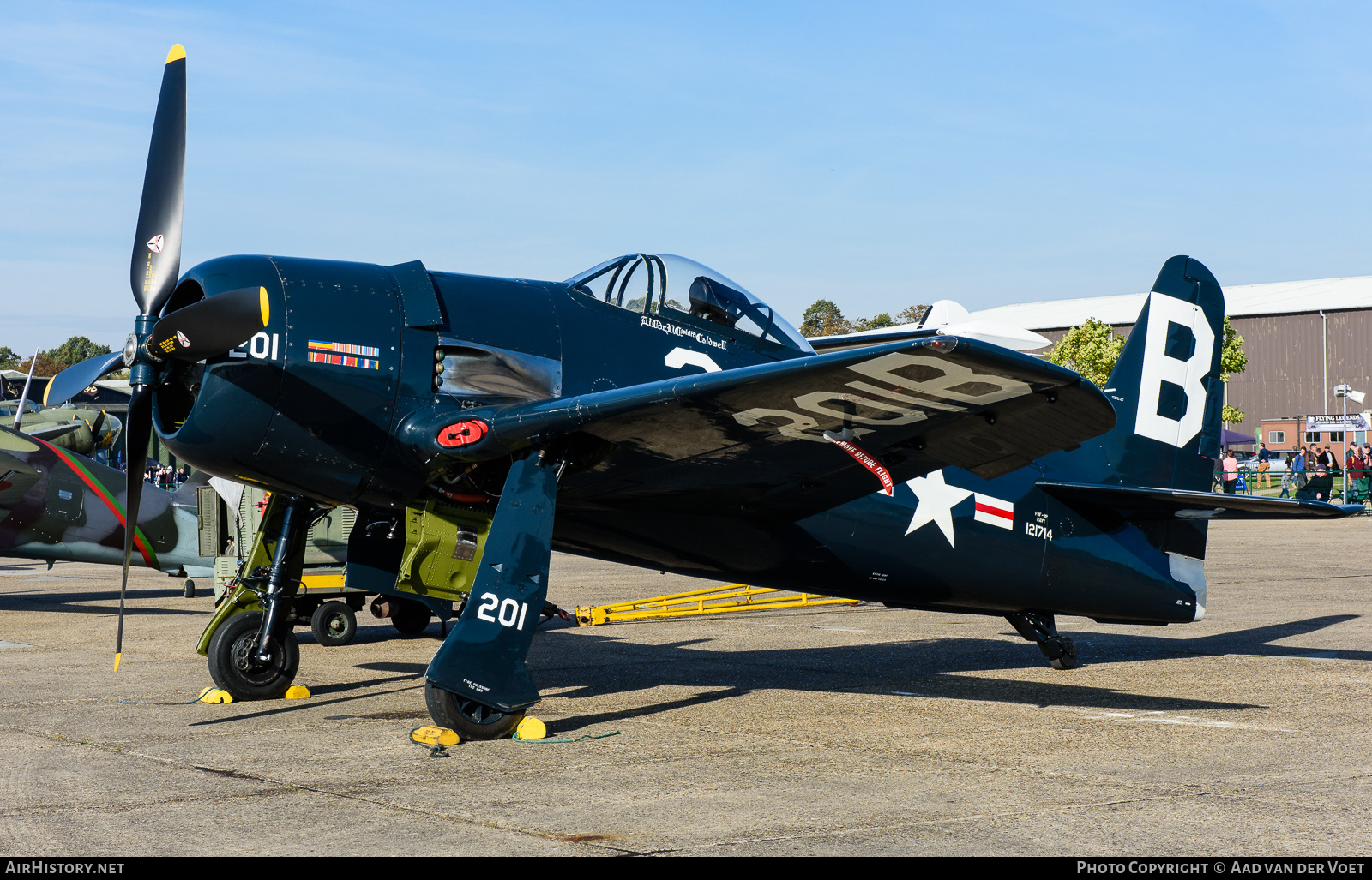 Aircraft Photo of G-RUMM / 121714 | Grumman F8F-2P Bearcat | USA - Navy | AirHistory.net #142081