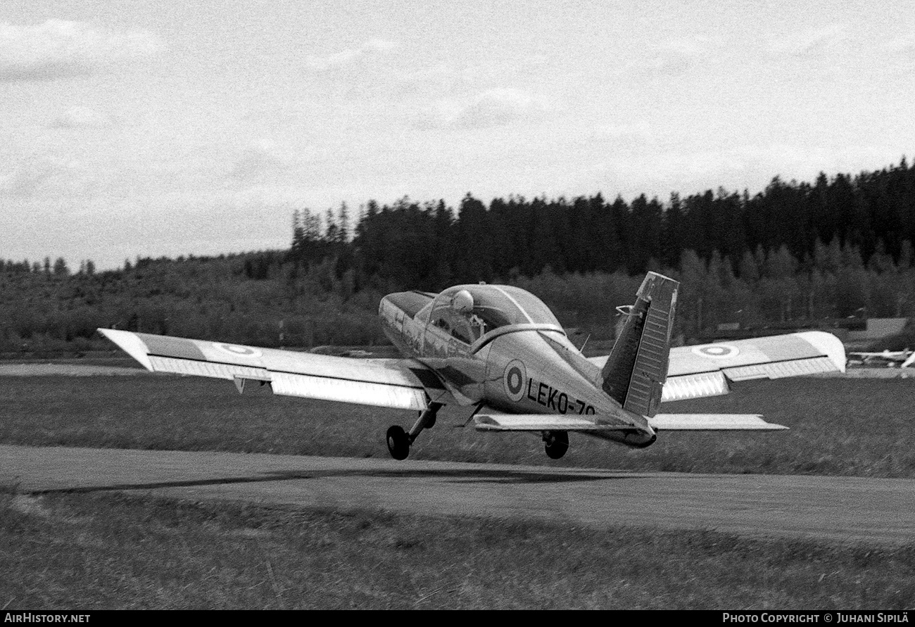 Aircraft Photo of LEKO-70 | Valmet L-70 Vinka | Finland - Air Force | AirHistory.net #142086