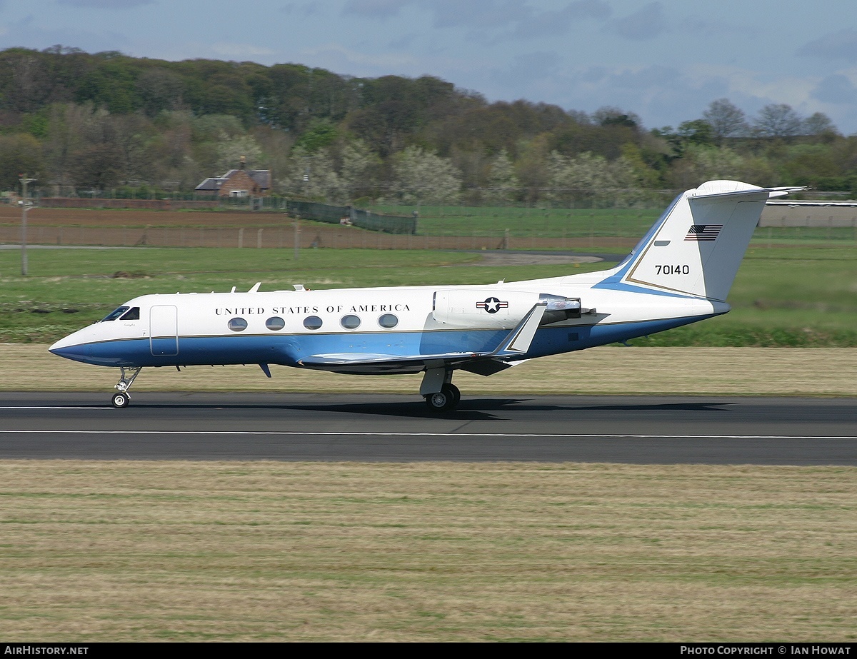 Aircraft Photo of 87-0140 / 70140 | Gulfstream Aerospace C-20E Gulfstream III (G-1159A) | USA - Army | AirHistory.net #142099