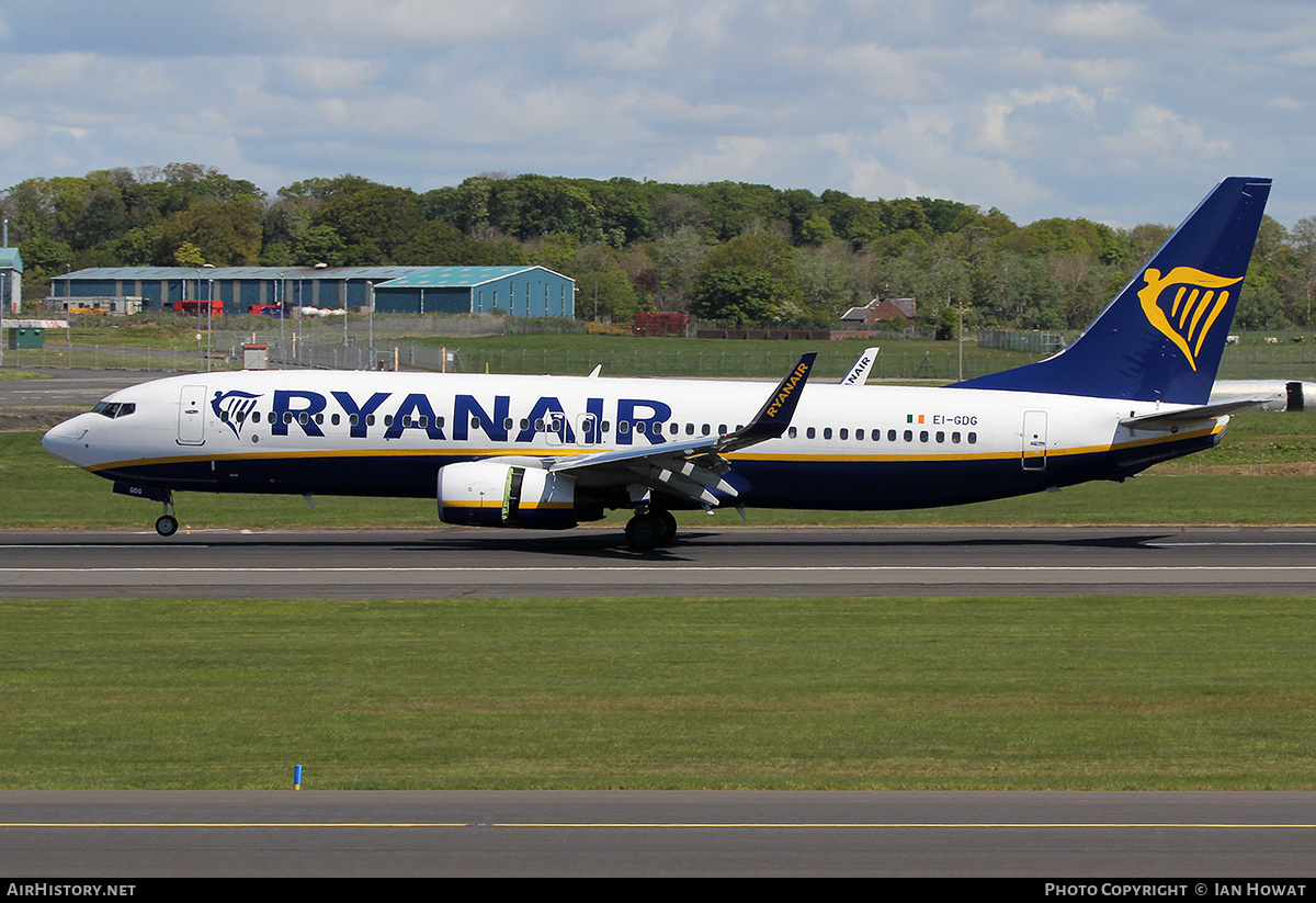 Aircraft Photo of EI-GDG | Boeing 737-800 | Ryanair | AirHistory.net #142139