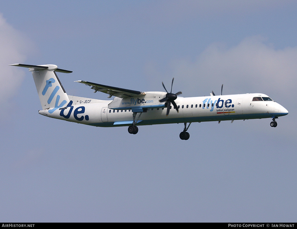 Aircraft Photo of G-JECF | Bombardier DHC-8-402 Dash 8 | Flybe - British European | AirHistory.net #142164