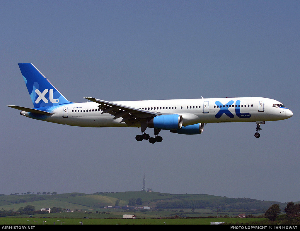 Aircraft Photo of G-VKND | Boeing 757-225 | XL Airways | AirHistory.net #142167